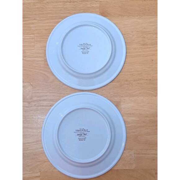 2 Villeroy & Boch NAIF 8” Salad Plates Country Village & Noah's Ark Laplau - Picture 6 of 7